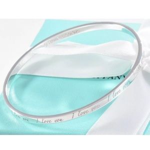 Tiffany I love you bangle